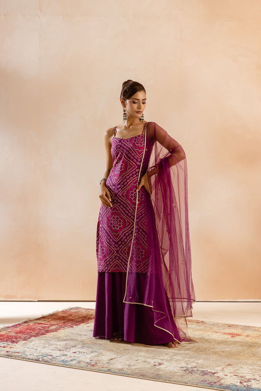 Jamun Thin Strap-The Print (Purple)
