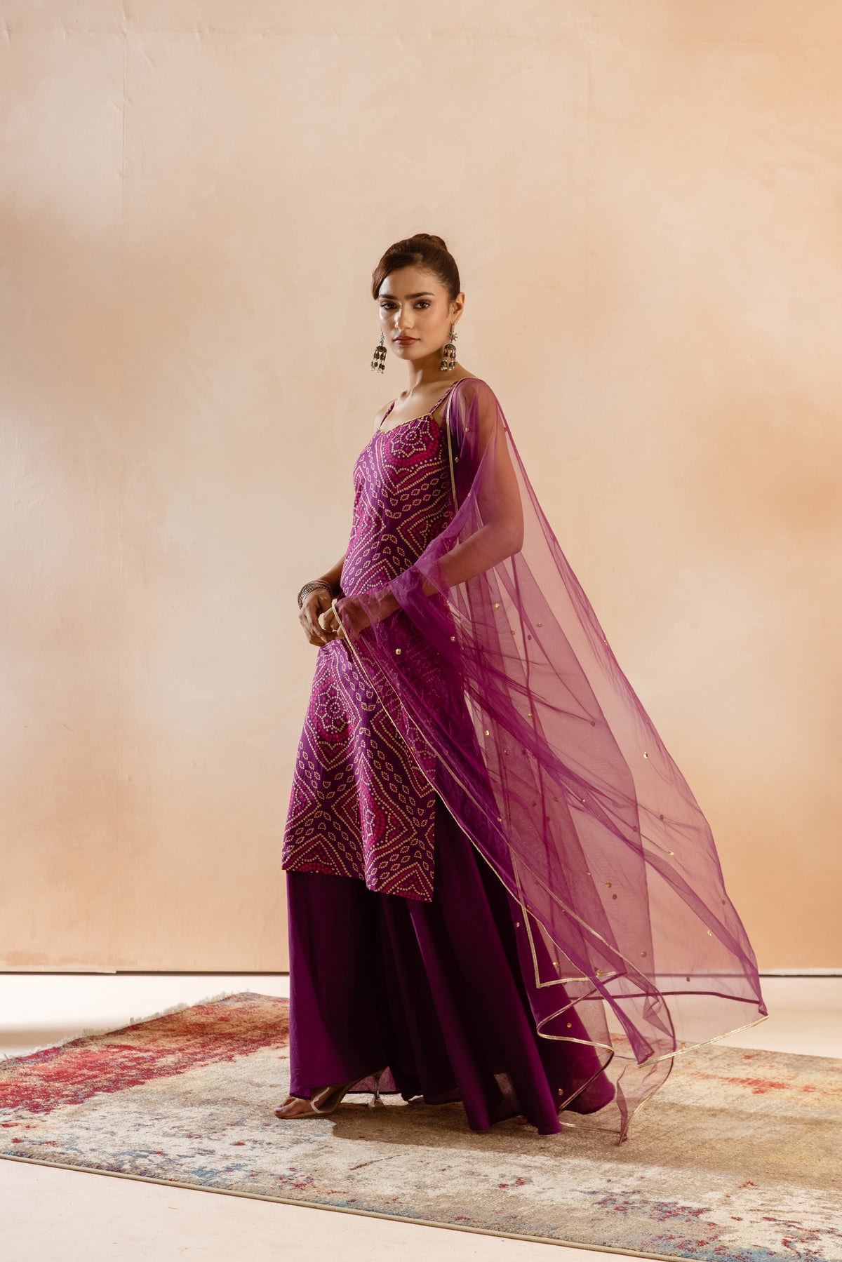 Jamun Thin Strap-The Print (Purple)
