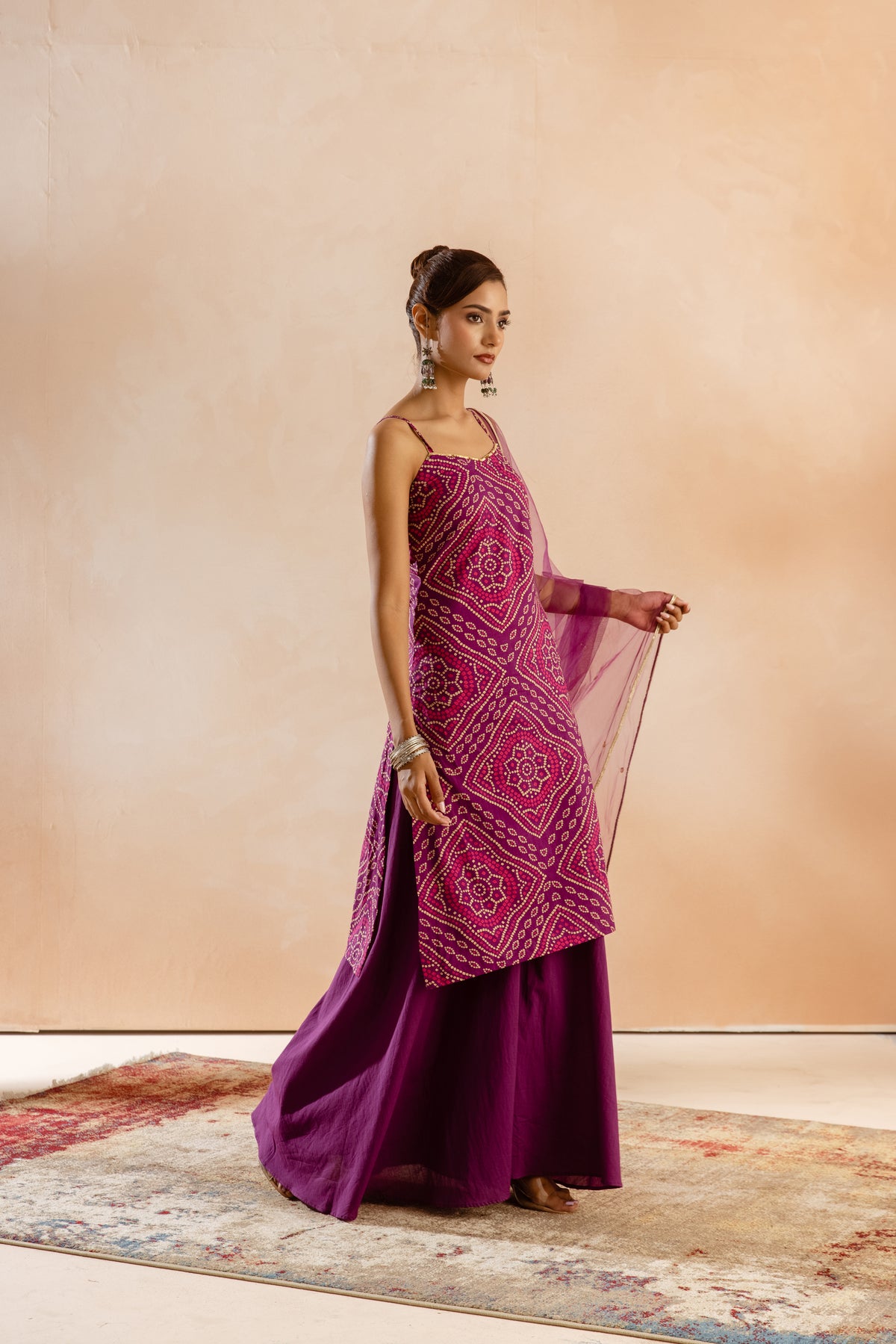 Jamun Thin Strap-The Print (Purple)