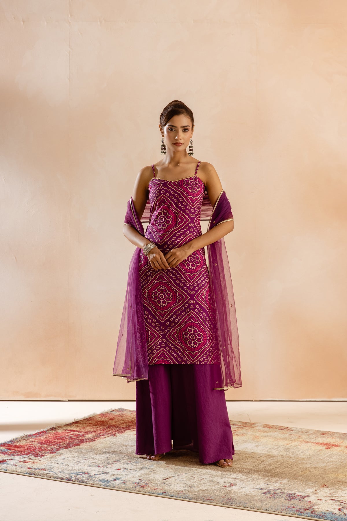 Jamun Thin Strap-The Print (Purple)