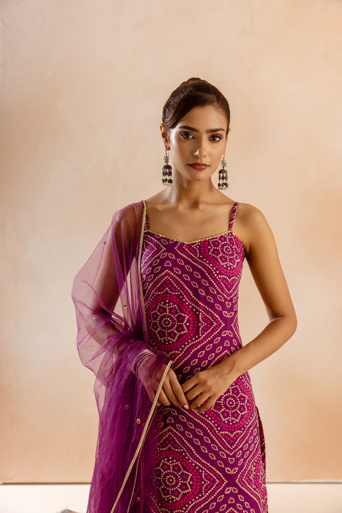 Jamun Thin Strap-The Print (Purple)