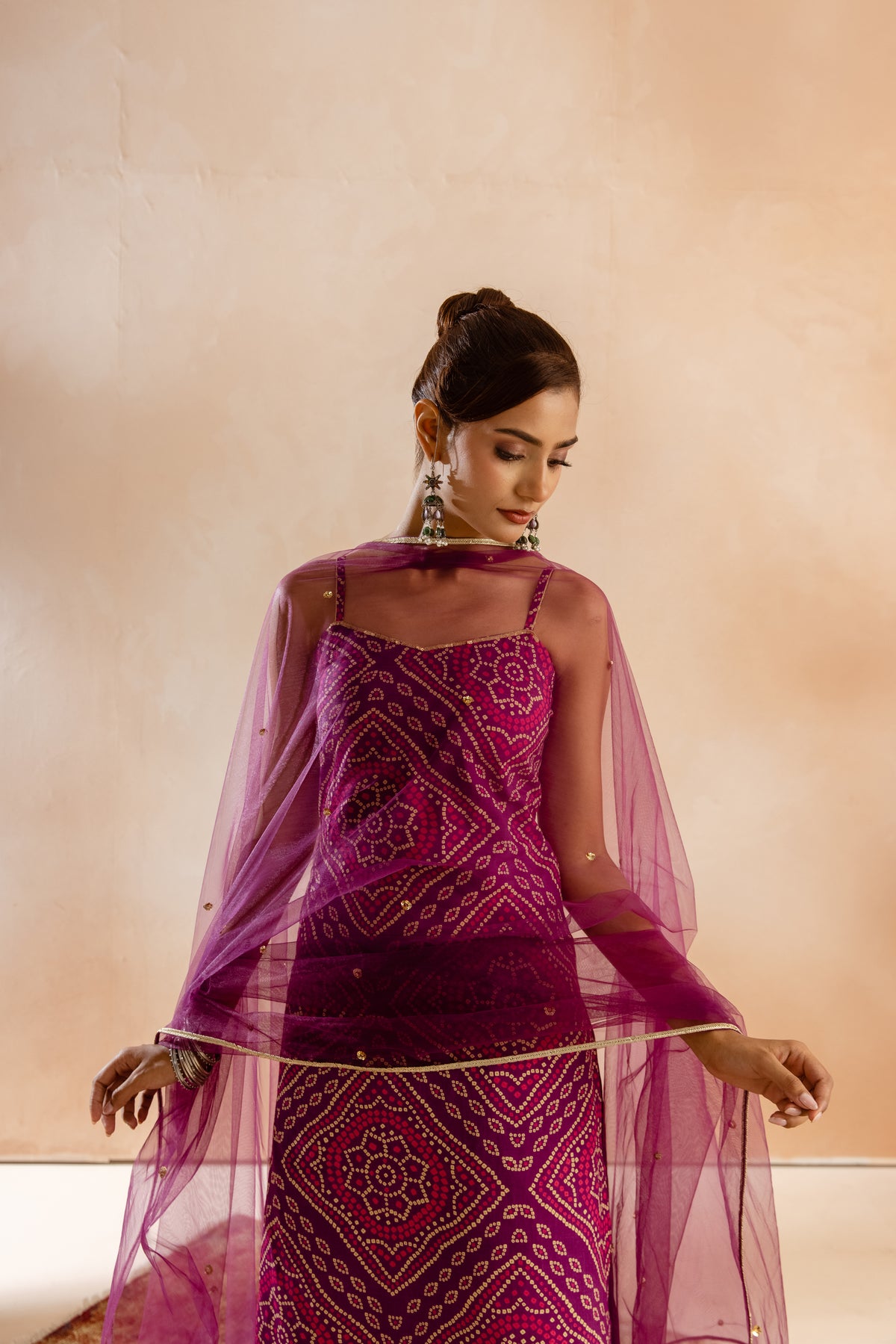 Jamun Thin Strap-The Print (Purple)