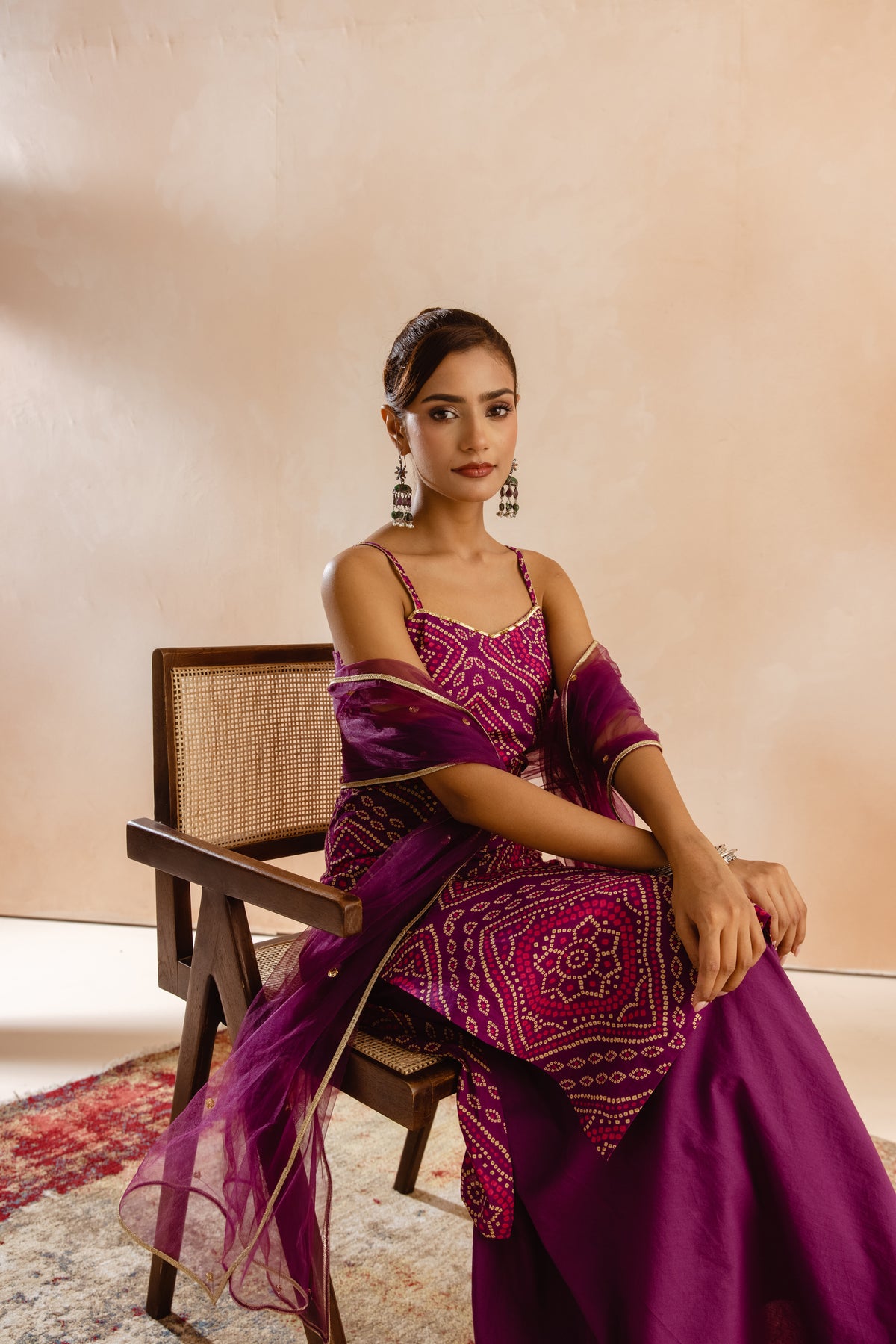 Jamun Thin Strap-The Print (Purple)
