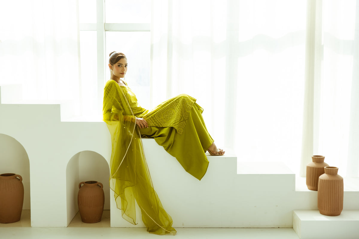 Kairi Sleeved-The Print (Green)