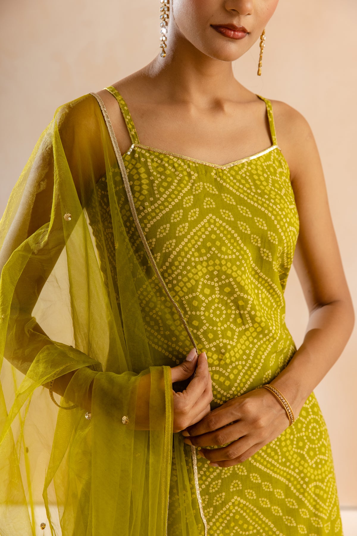 Kairi Thin Strap-The Print (Green)