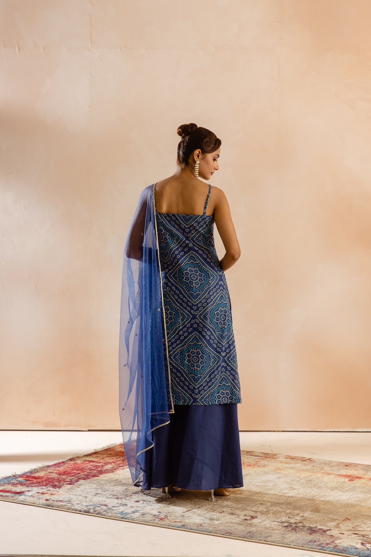 Neel Thin Strap-The Print (Blue)