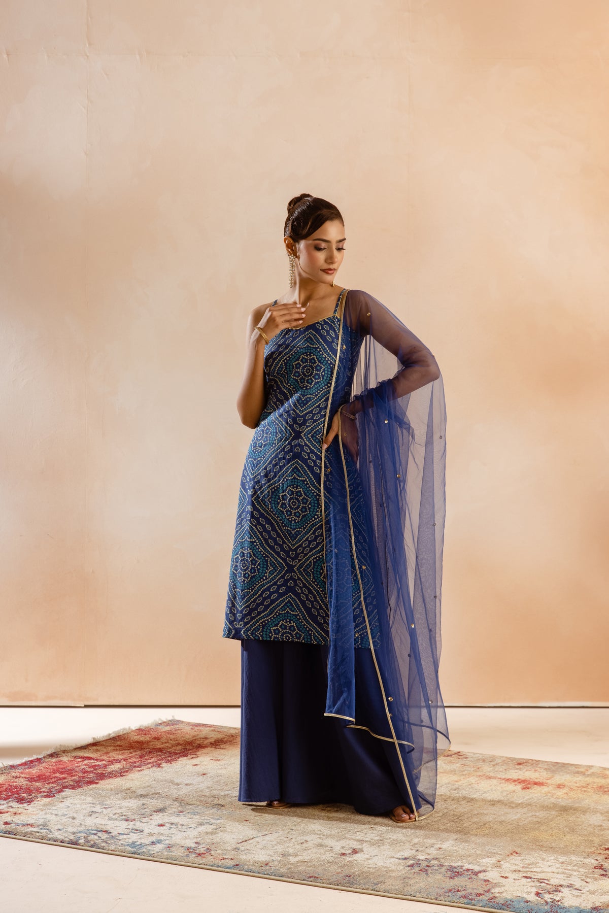 Neel Thin Strap-The Print (Blue)