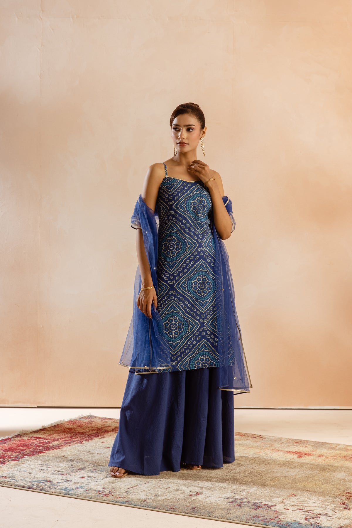 Neel Thin Strap-The Print (Blue)