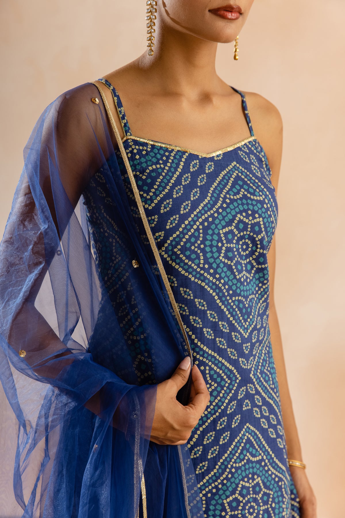 Neel Thin Strap-The Print (Blue)