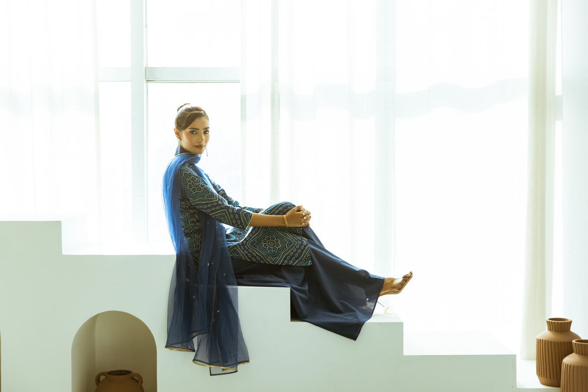 Neel Sleeved-The Print (Blue)