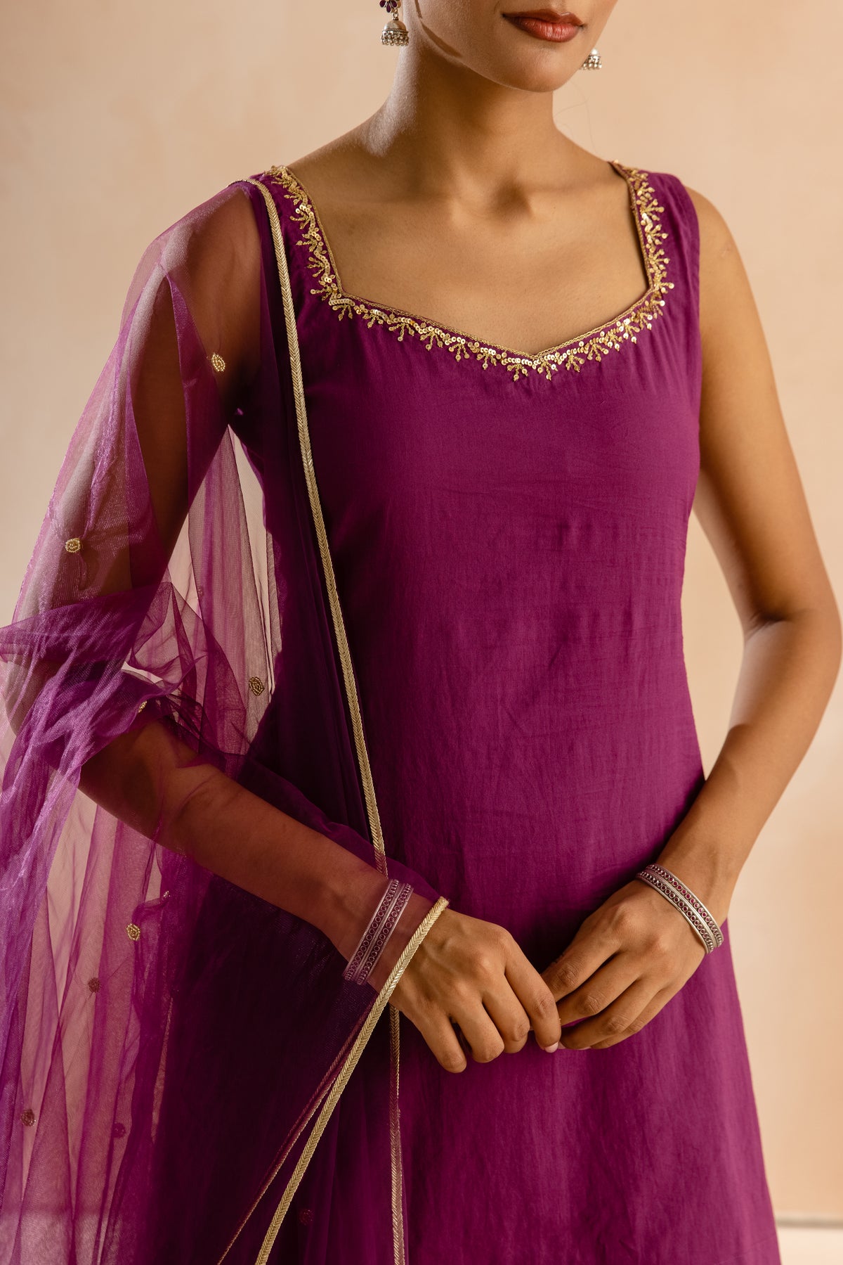 Jamun Thick Strap-The Flare (Purple)