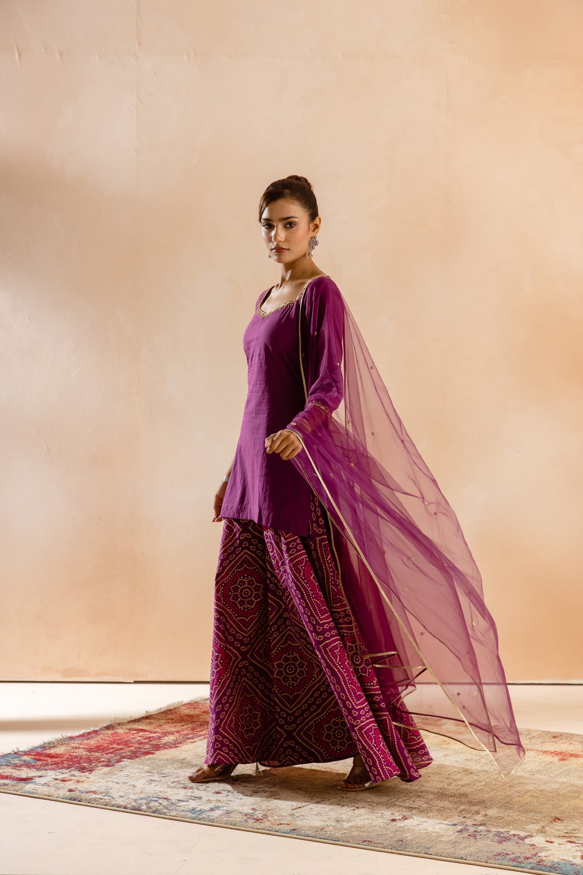 Jamun Sleeved-The Flare (Purple)