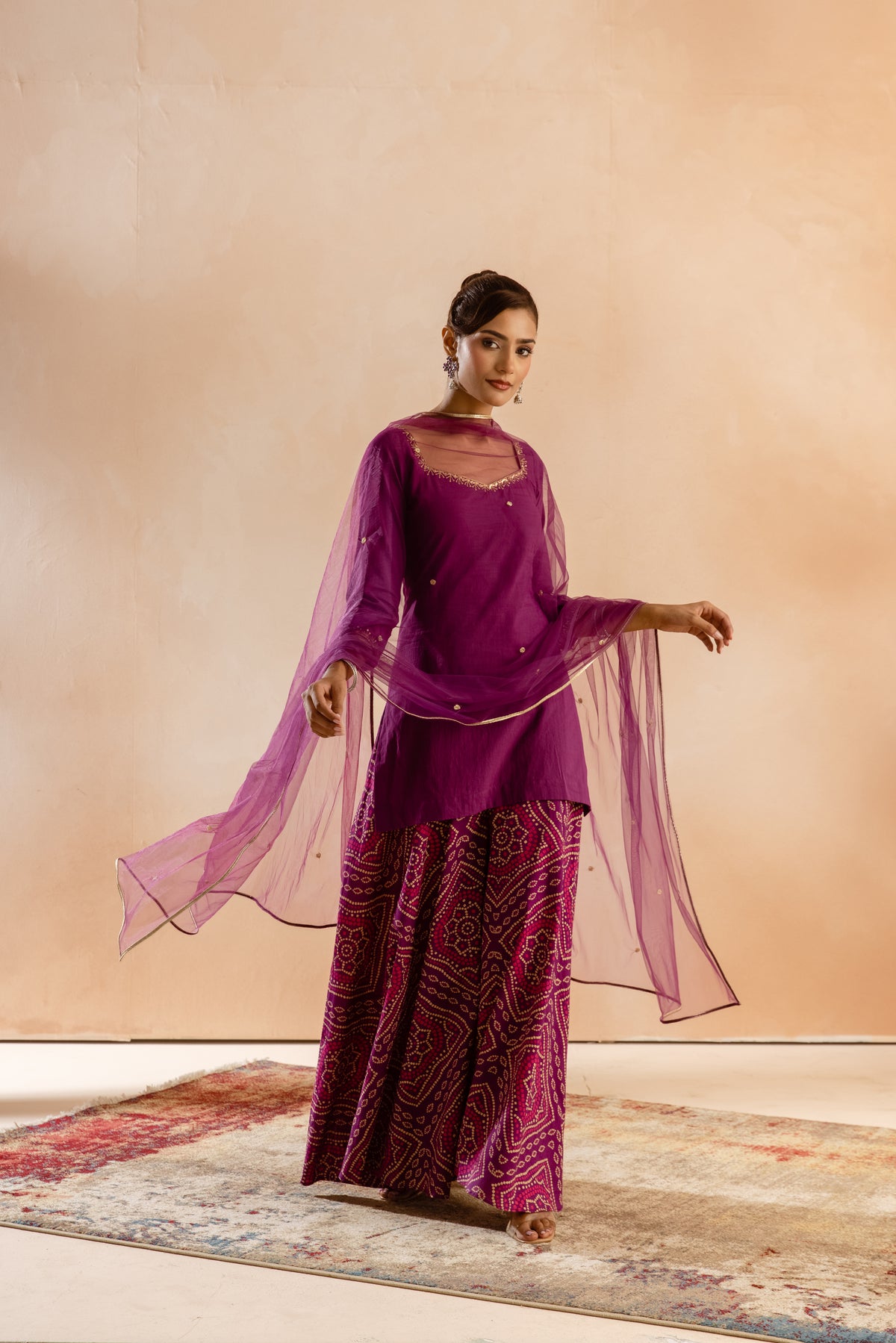 Jamun Sleeved-The Flare (Purple)
