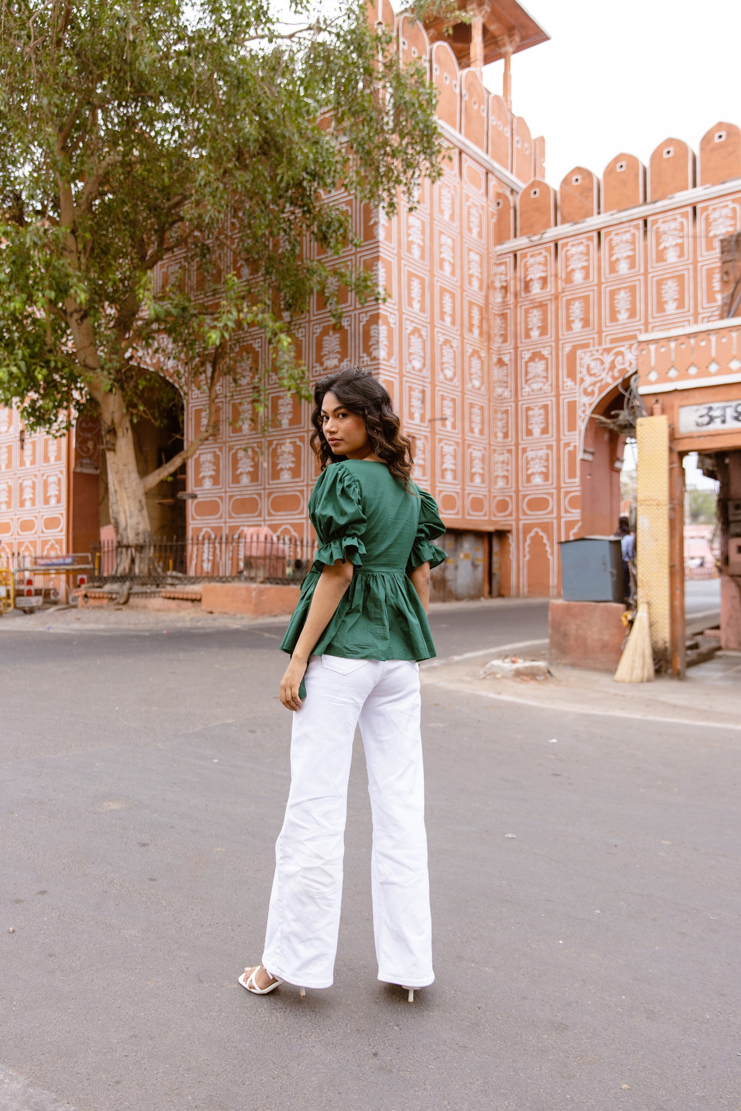 Pop 'n' Wrap Top - Green