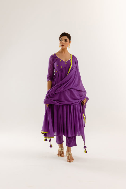 THE LUMINA- Violet Sleeved