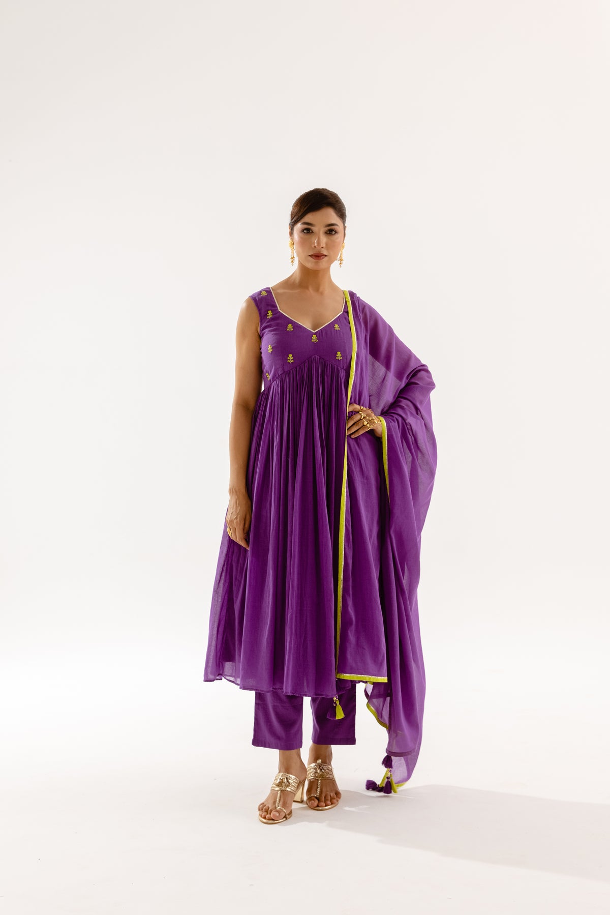 THE LUMINA- Violet Sleeveless