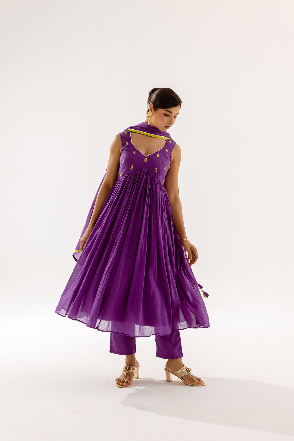 THE LUMINA- Violet Sleeveless