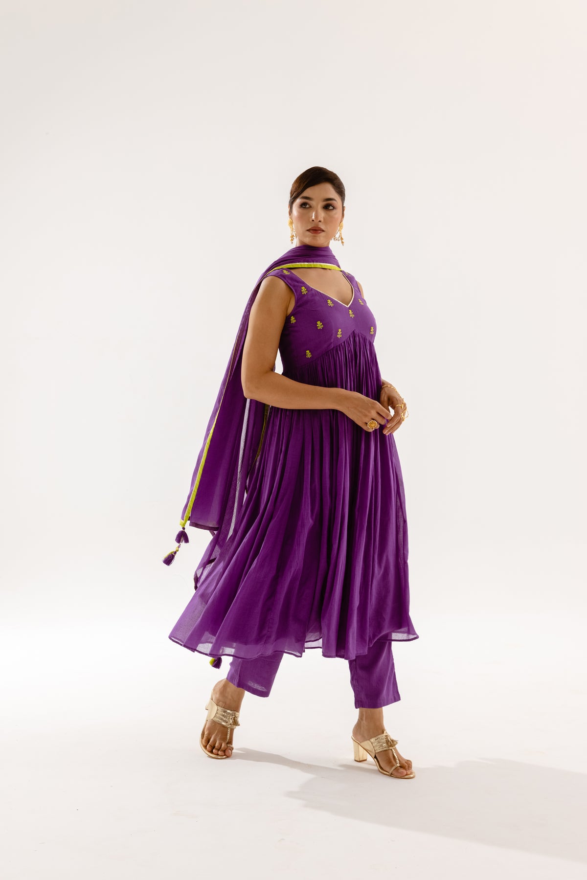 THE LUMINA- Violet Sleeveless