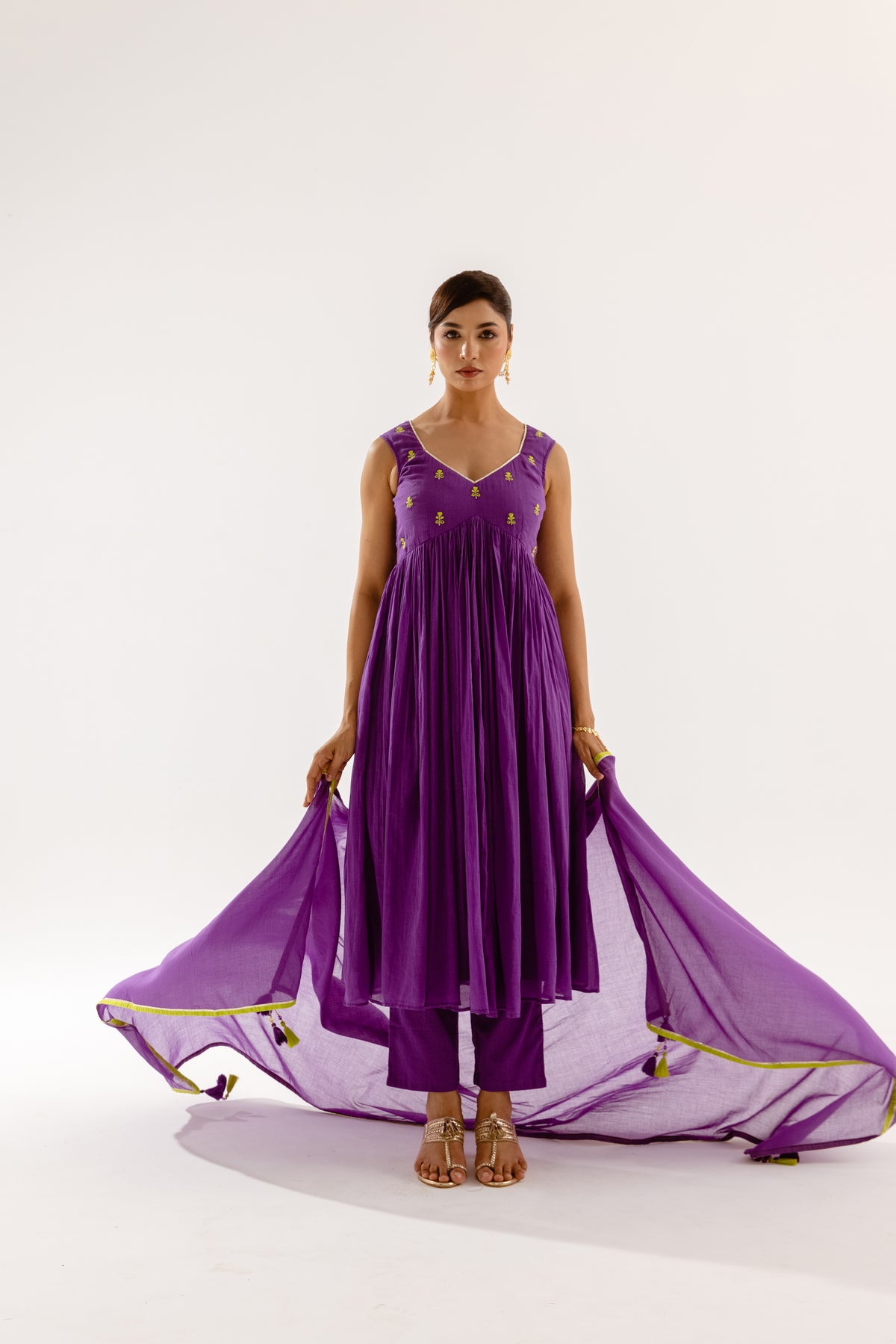 THE LUMINA- Violet Sleeveless