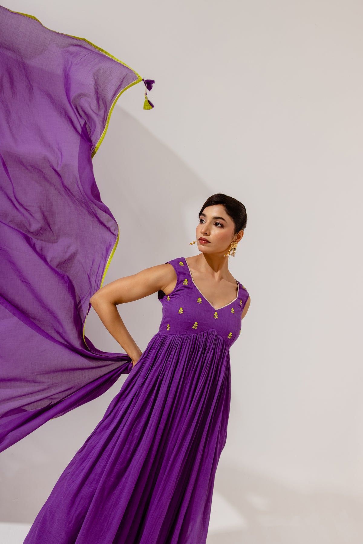 THE LUMINA- Violet Sleeveless