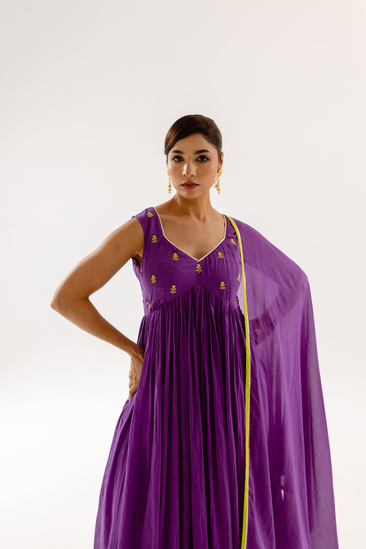 THE LUMINA- Violet Sleeveless