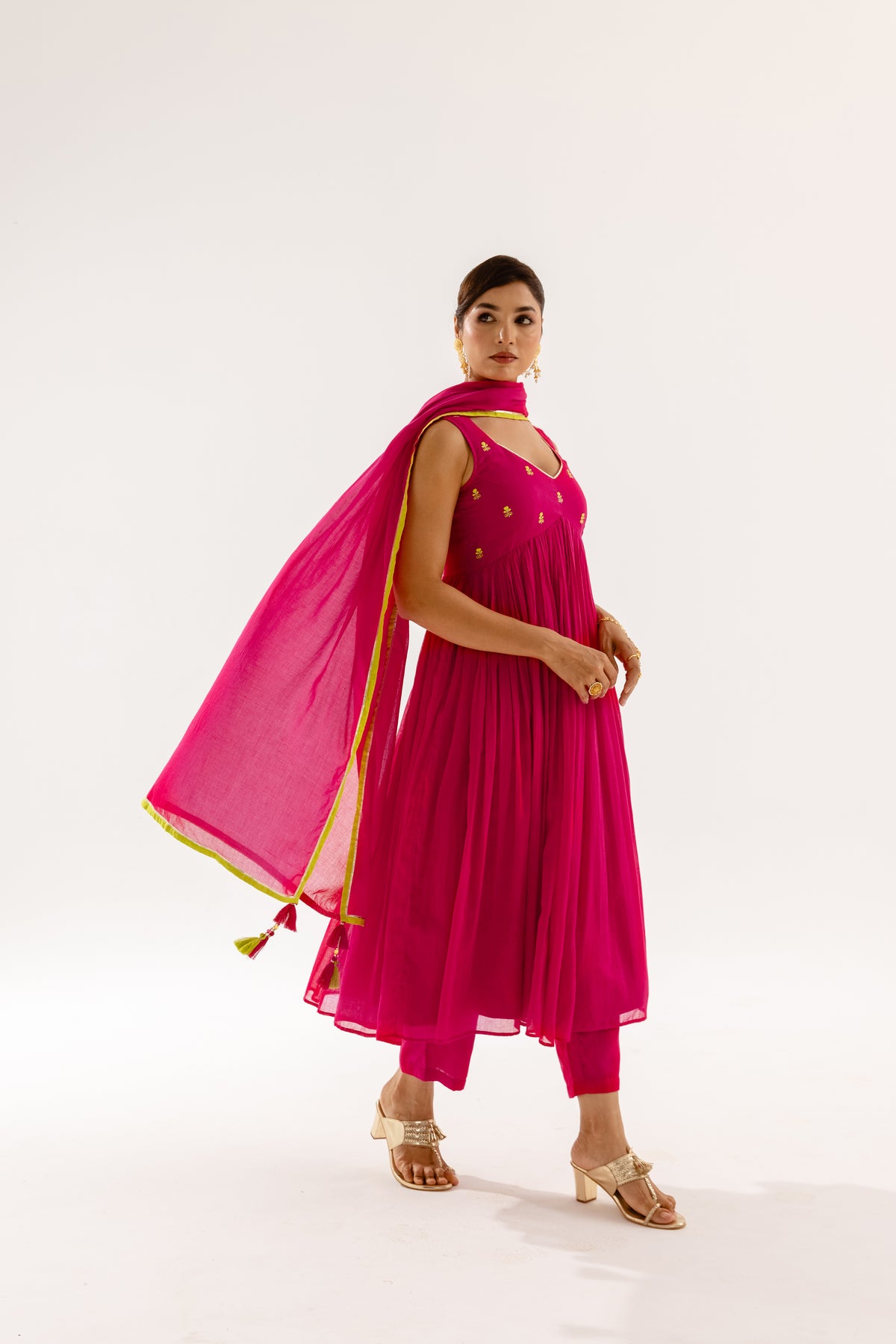 THE LUMINA- Fuchsia Sleeveless