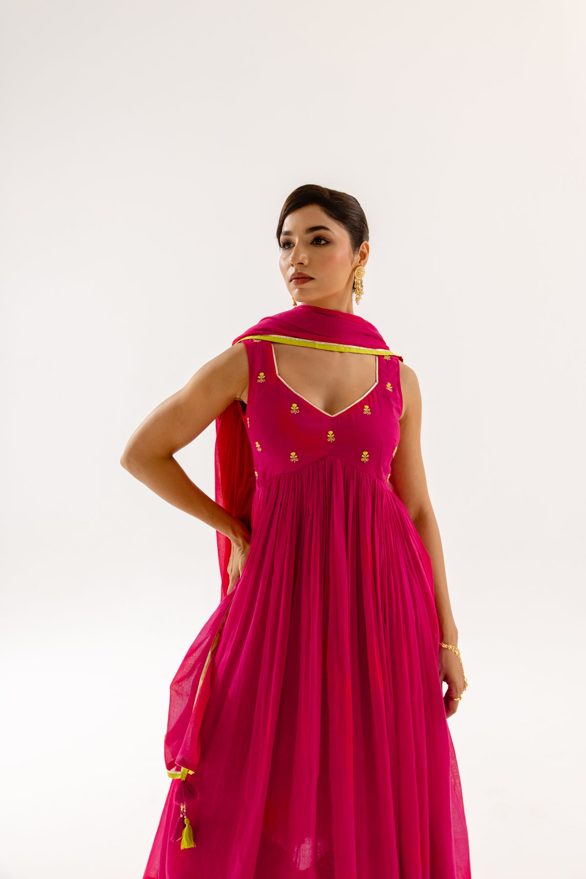 THE LUMINA- Fuchsia Sleeveless