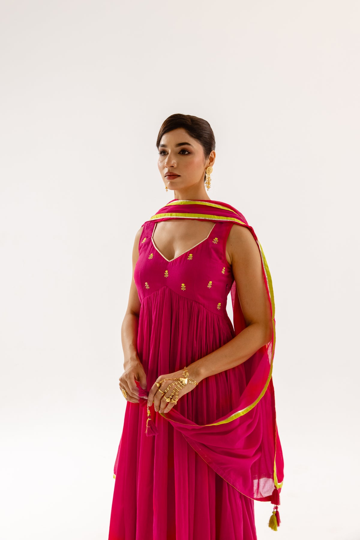 THE LUMINA- Fuchsia Sleeveless