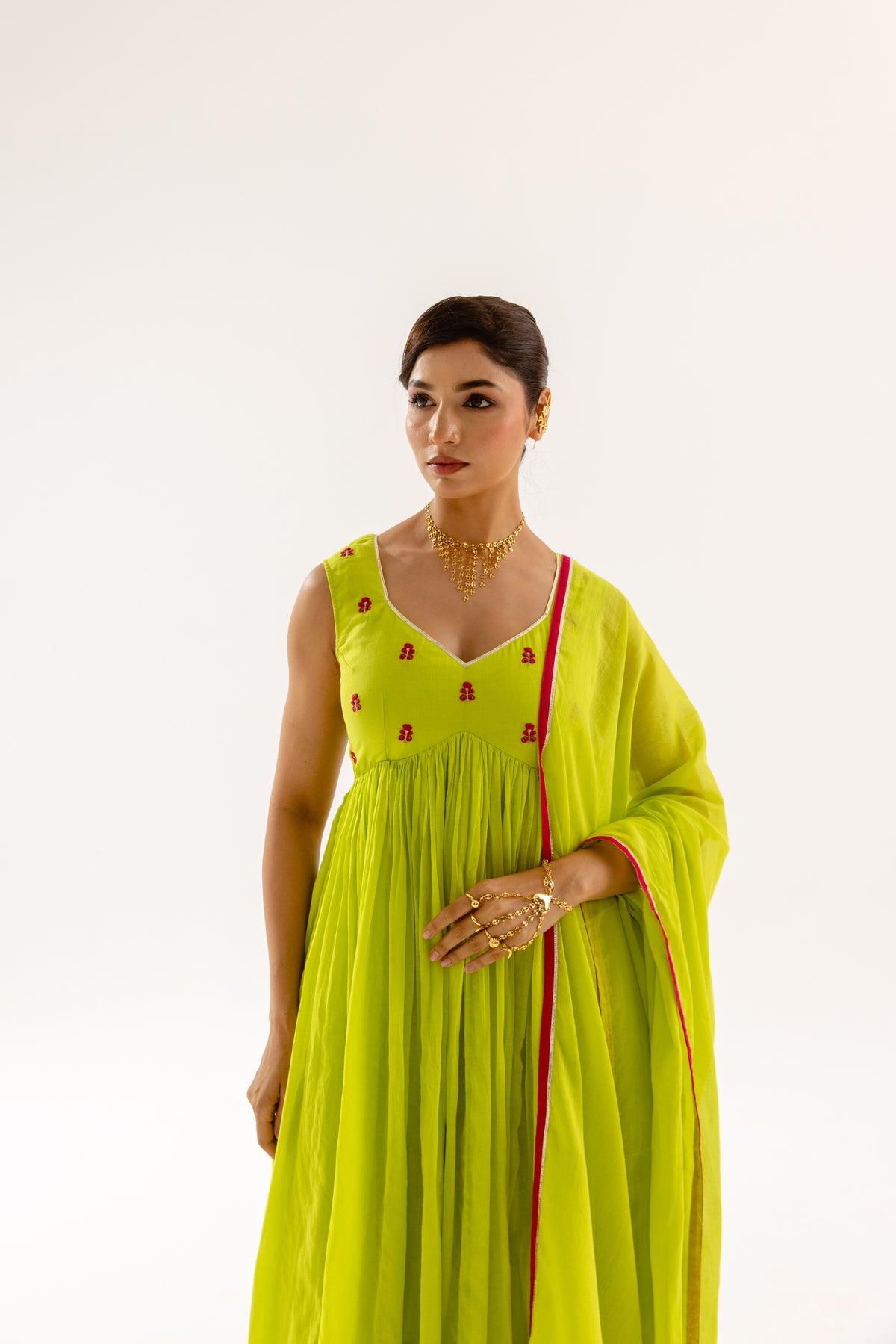 THE LUMINA- Lime Sleeveless