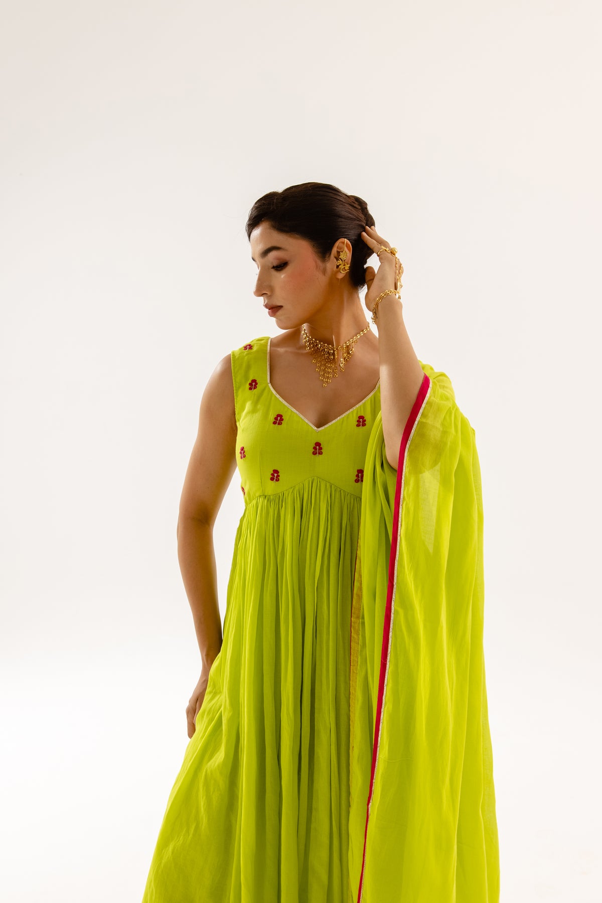 THE LUMINA- Lime Sleeveless
