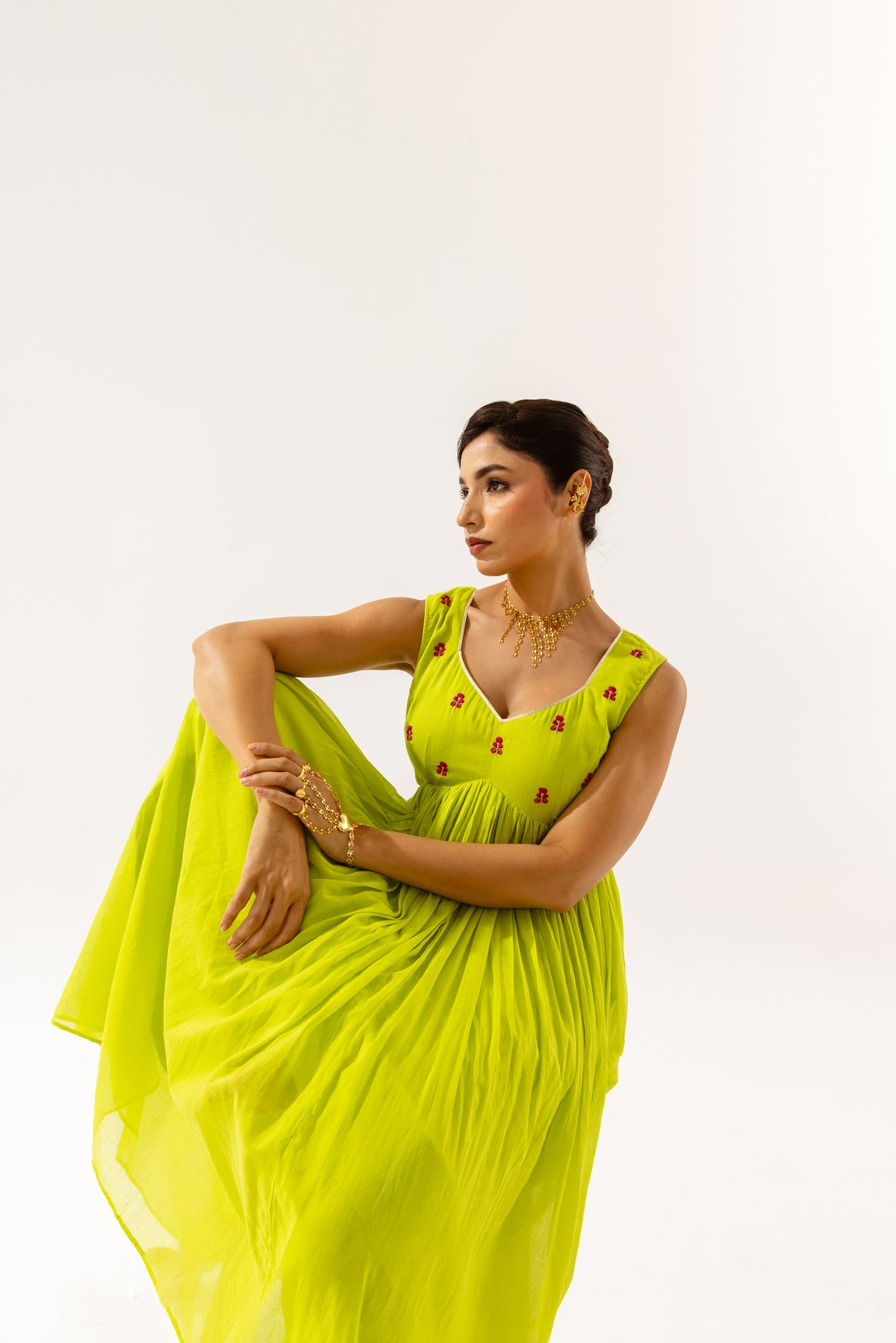 THE LUMINA- Lime Sleeveless