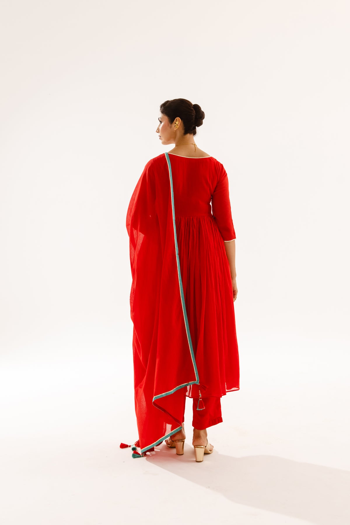 THE LUMINA- Red Sleeved