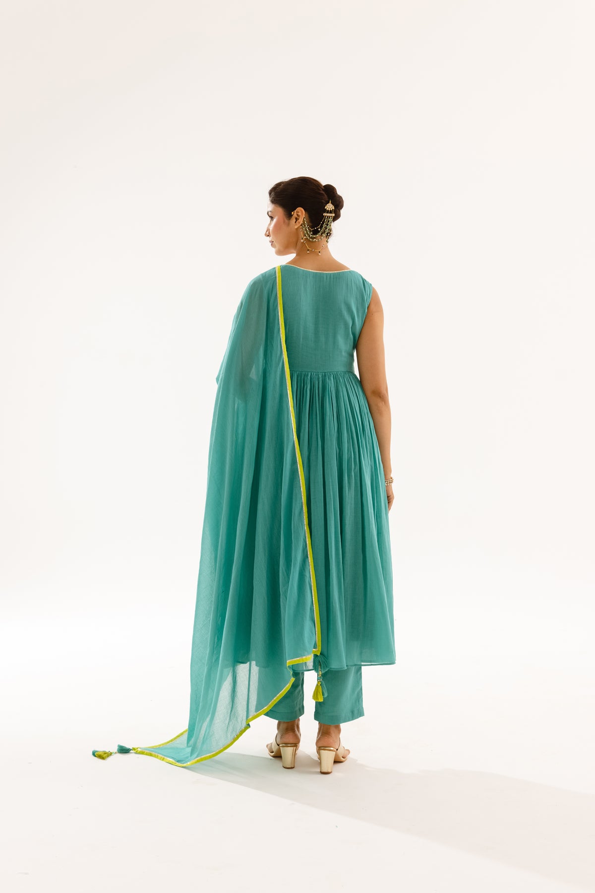 THE LUMINA- Turquoise Sleeveless