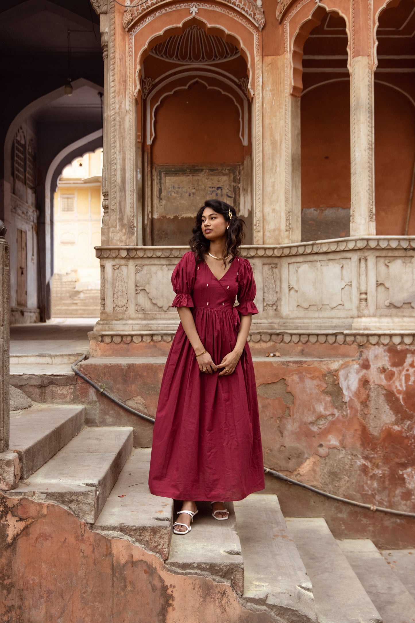 Pop ‘n’ Wrap Dress - Pink