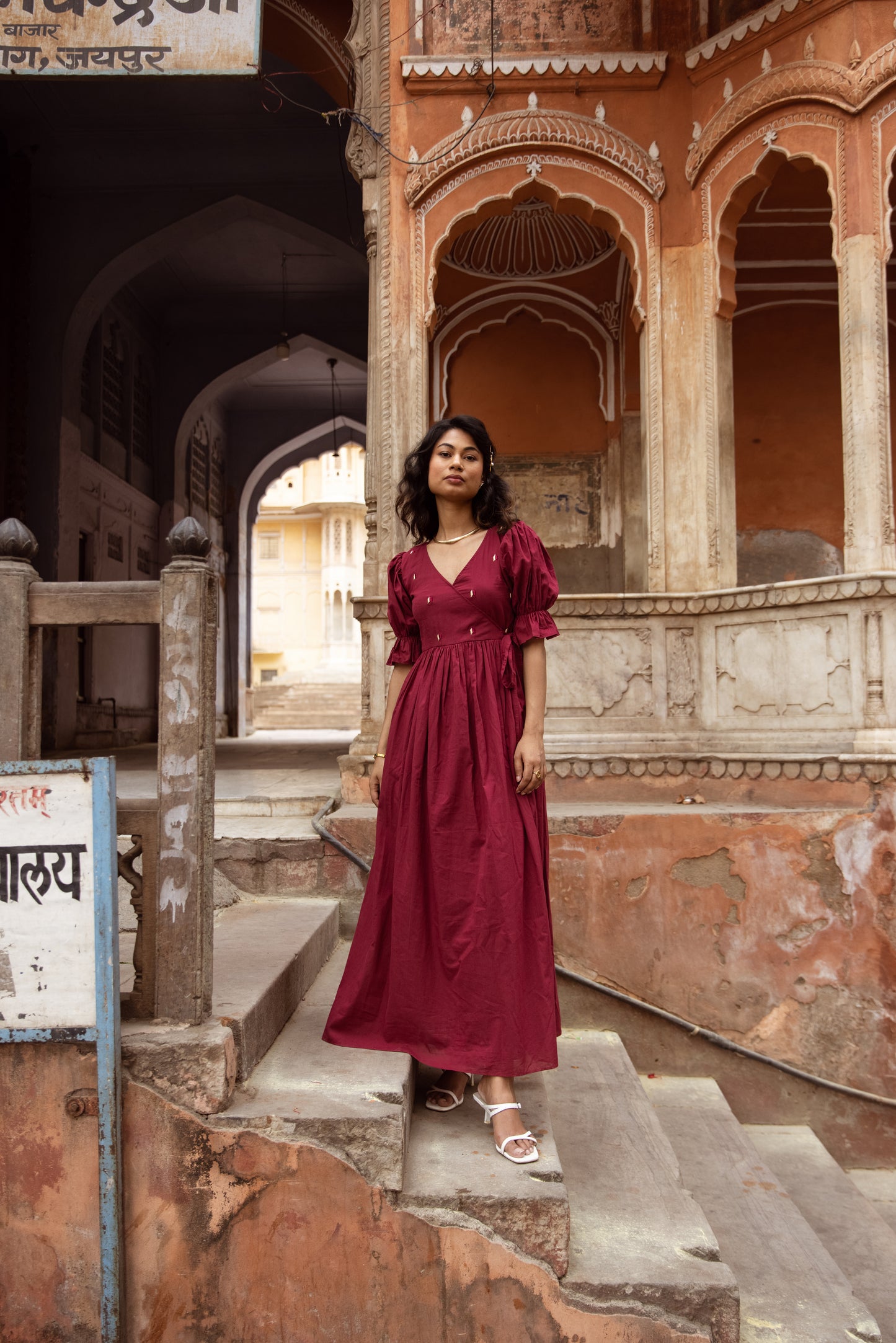 Pop ‘n’ Wrap Dress - Pink
