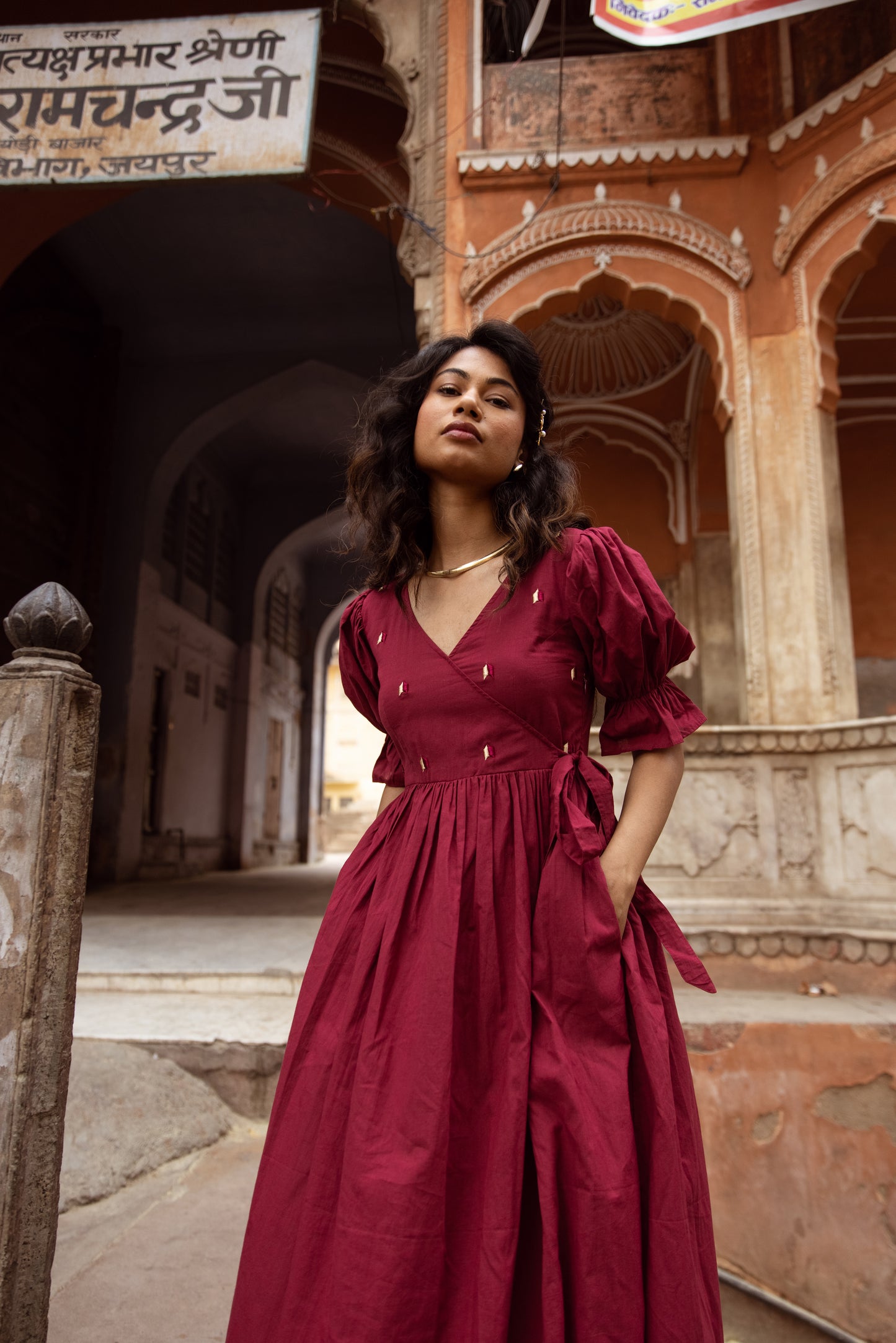 Pop ‘n’ Wrap Dress - Pink
