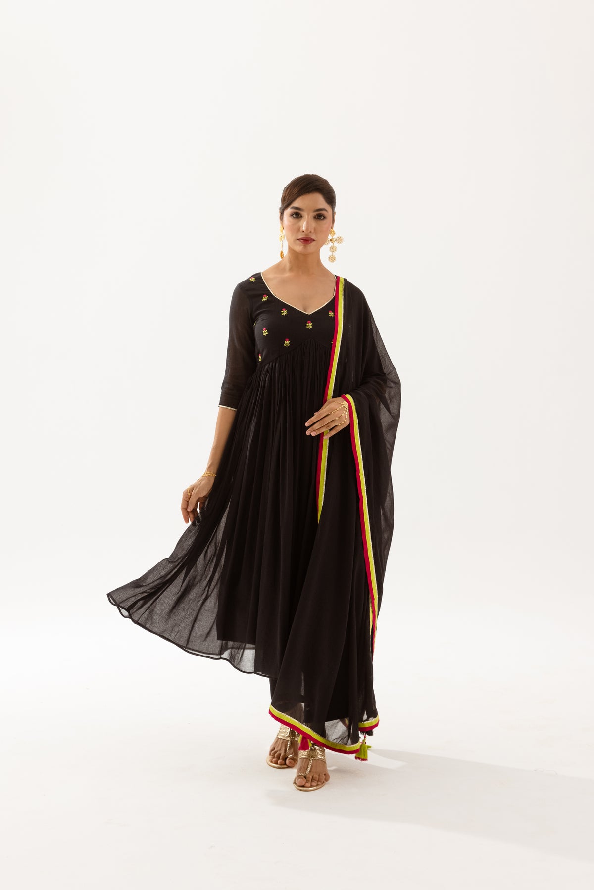 THE LUMINA- Black sleeved