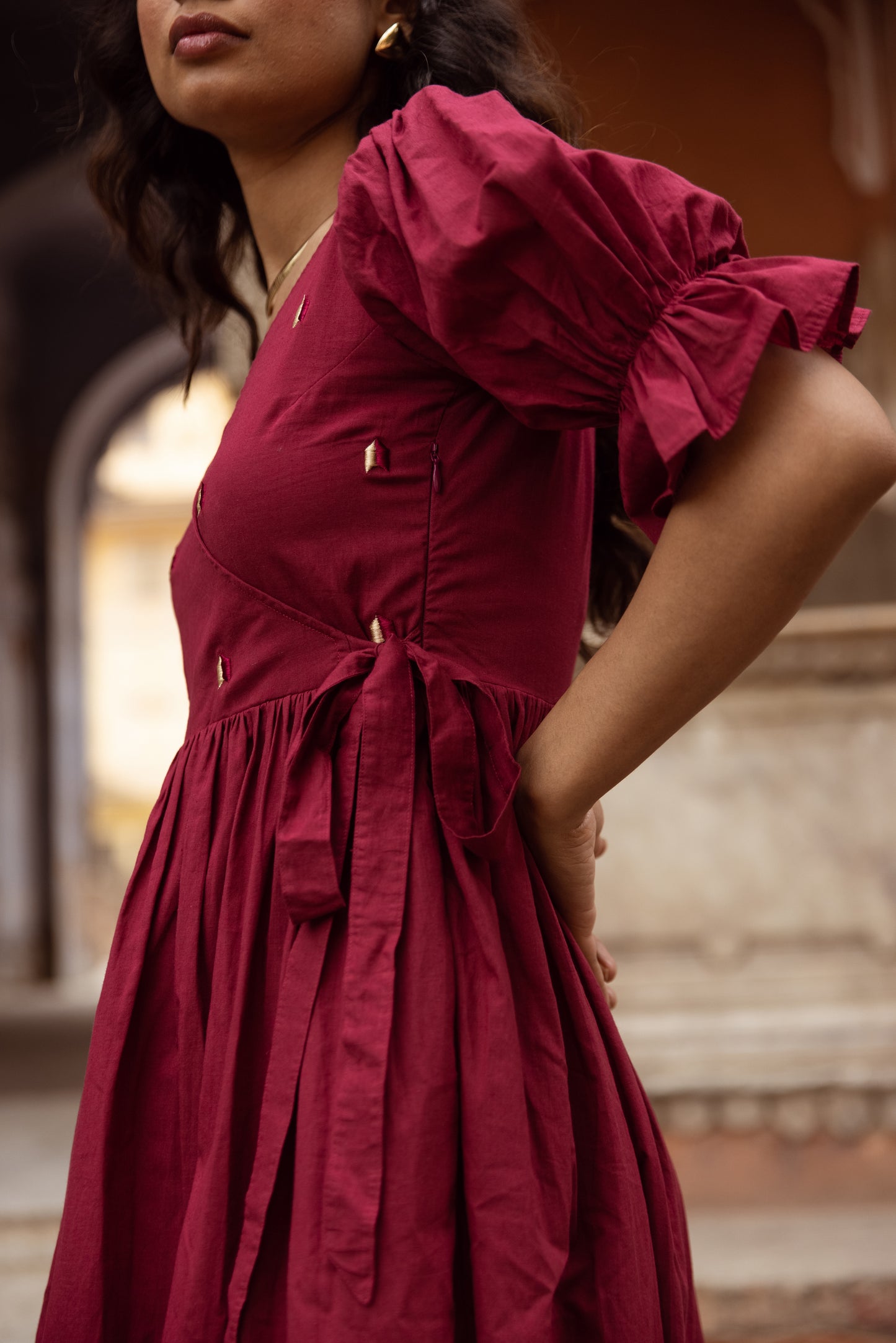 Pop ‘n’ Wrap Dress - Pink