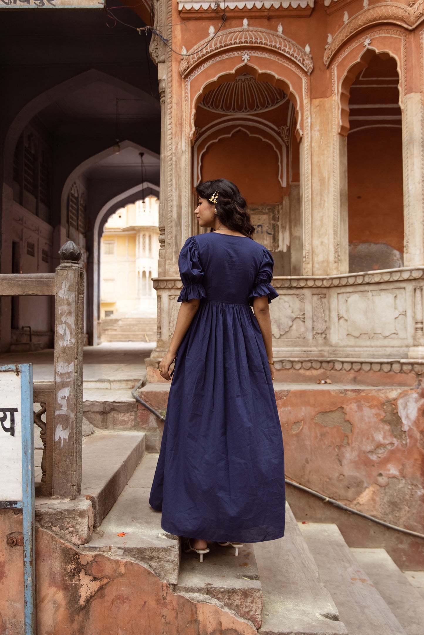 Pop ‘n’ Wrap Dress - Blue