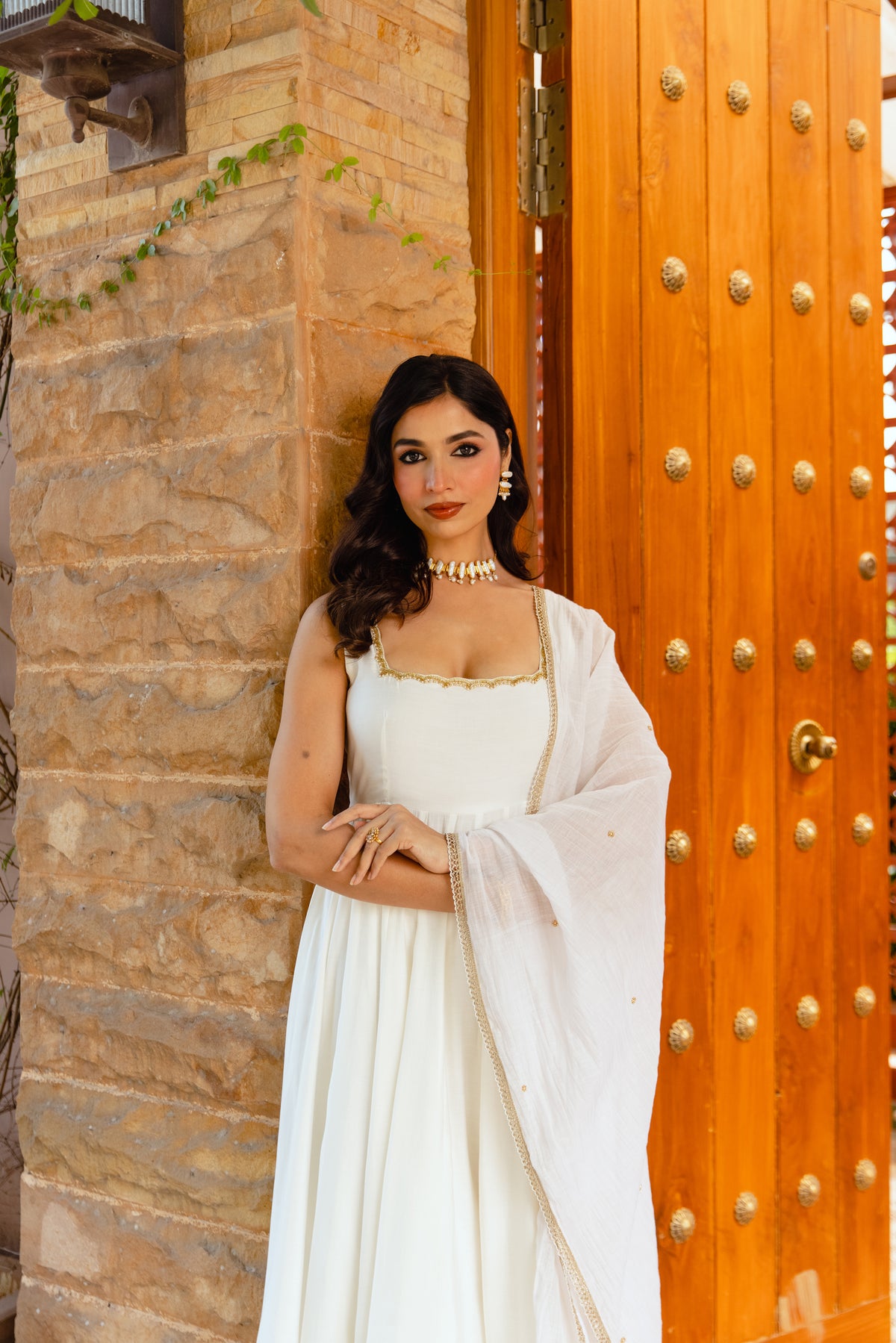 Pearl Sleeveless - White