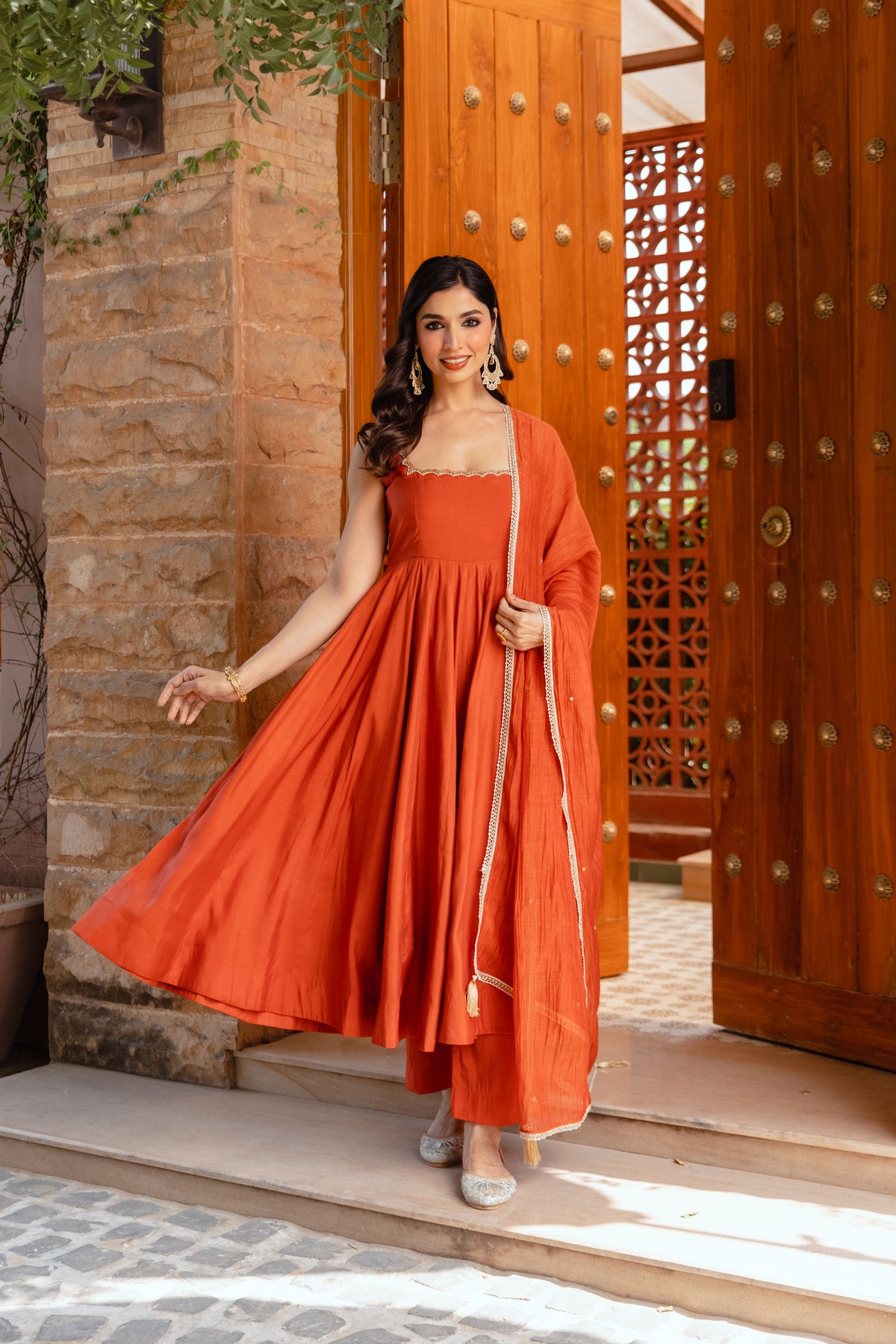 Sienna Sleeveless - Burnt Orange