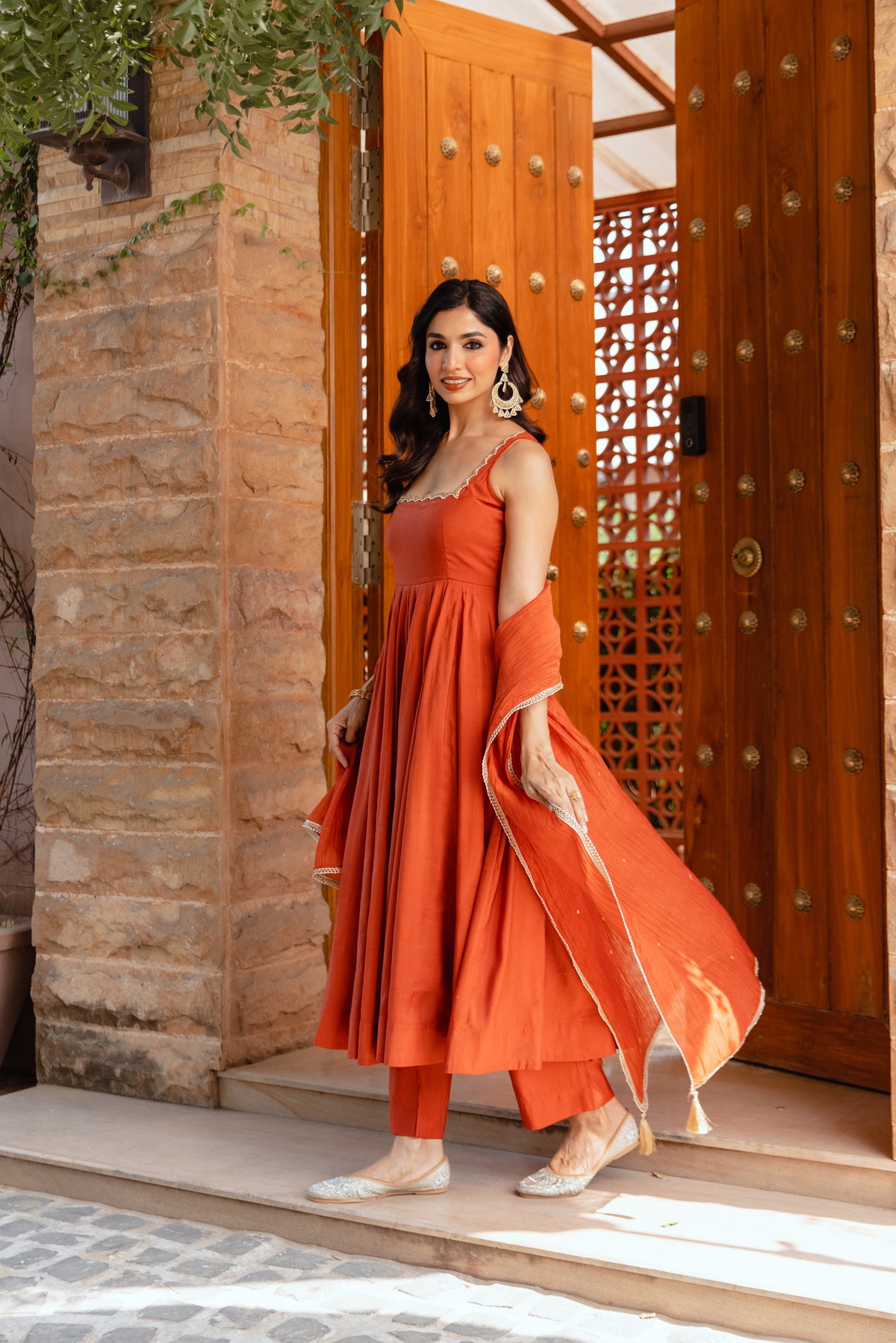 Sienna Sleeveless - Burnt Orange