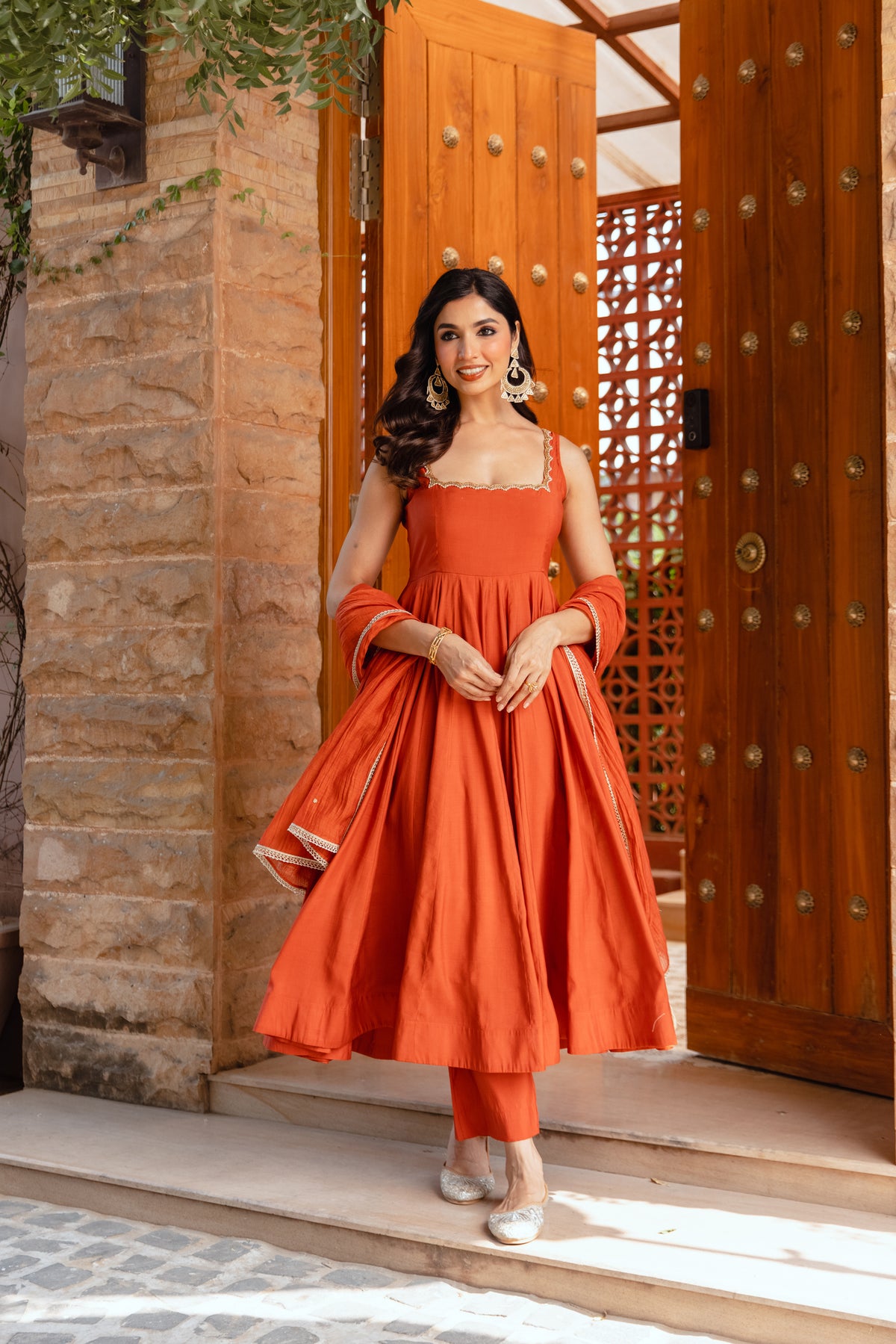 Sienna Sleeveless - Burnt Orange