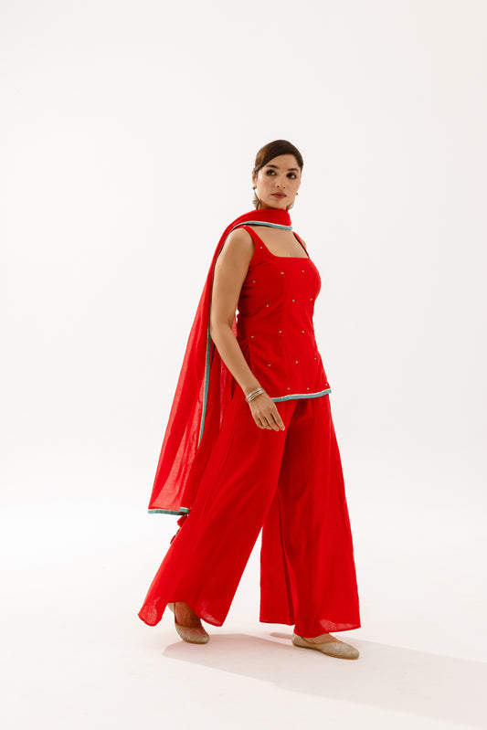 THE SPARK - Red Sleeveless
