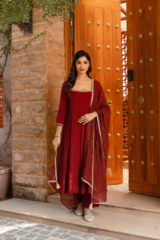 Ruby Sleeved - Red