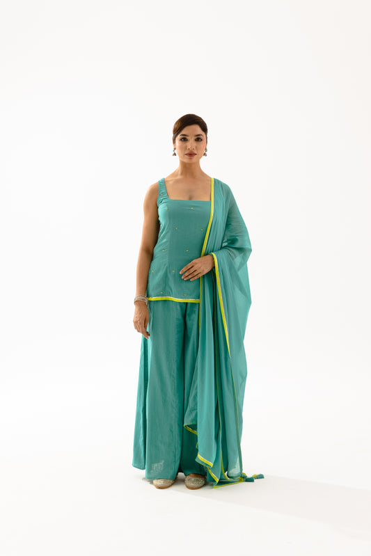 THE SPARK - Turquoise Sleeveless