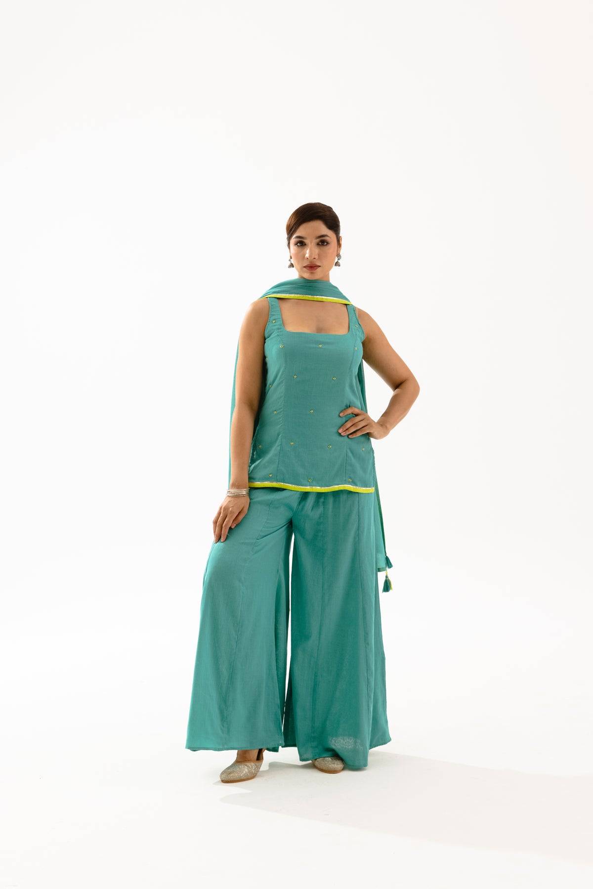 THE SPARK - Turquoise Sleeveless