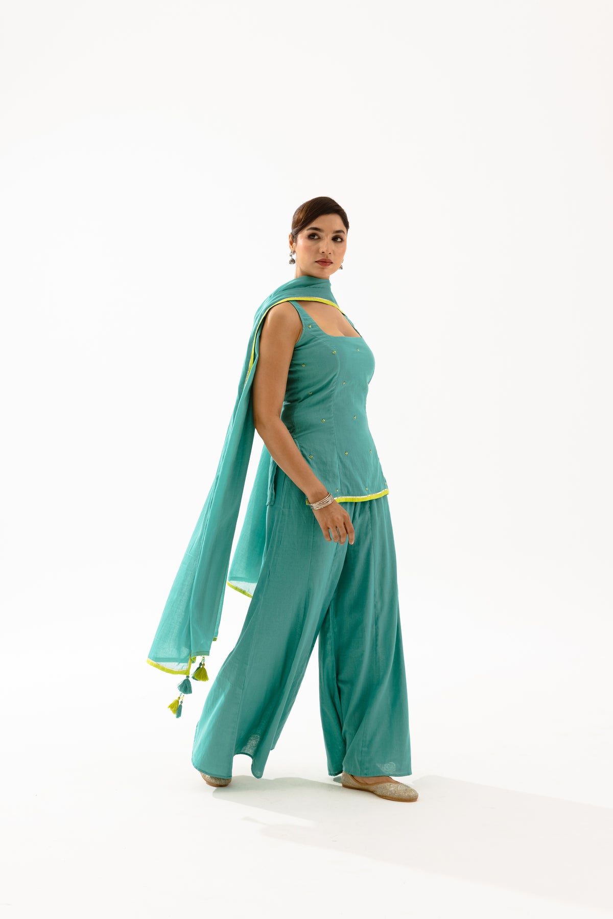 THE SPARK - Turquoise Sleeveless