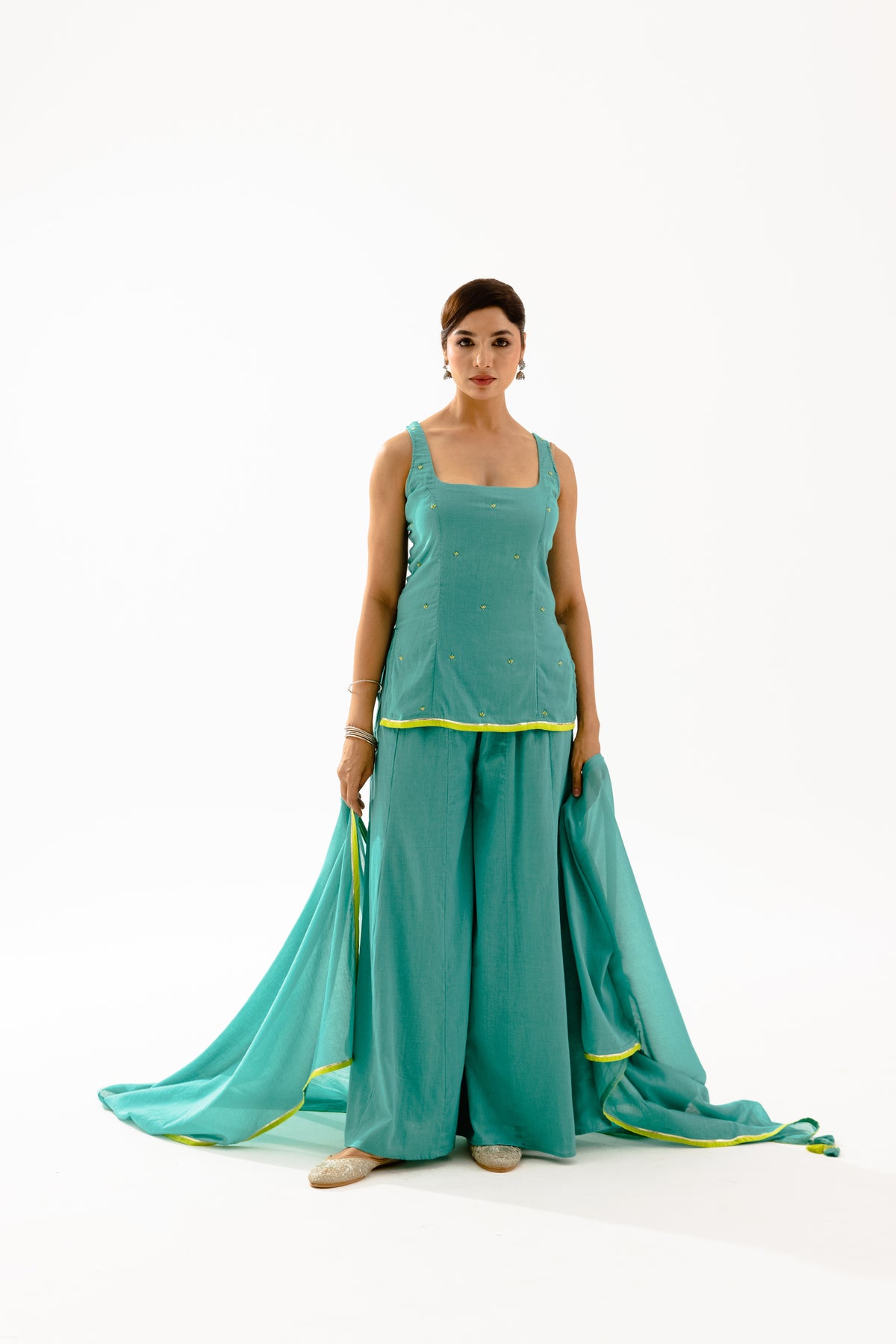 THE SPARK - Turquoise Sleeveless