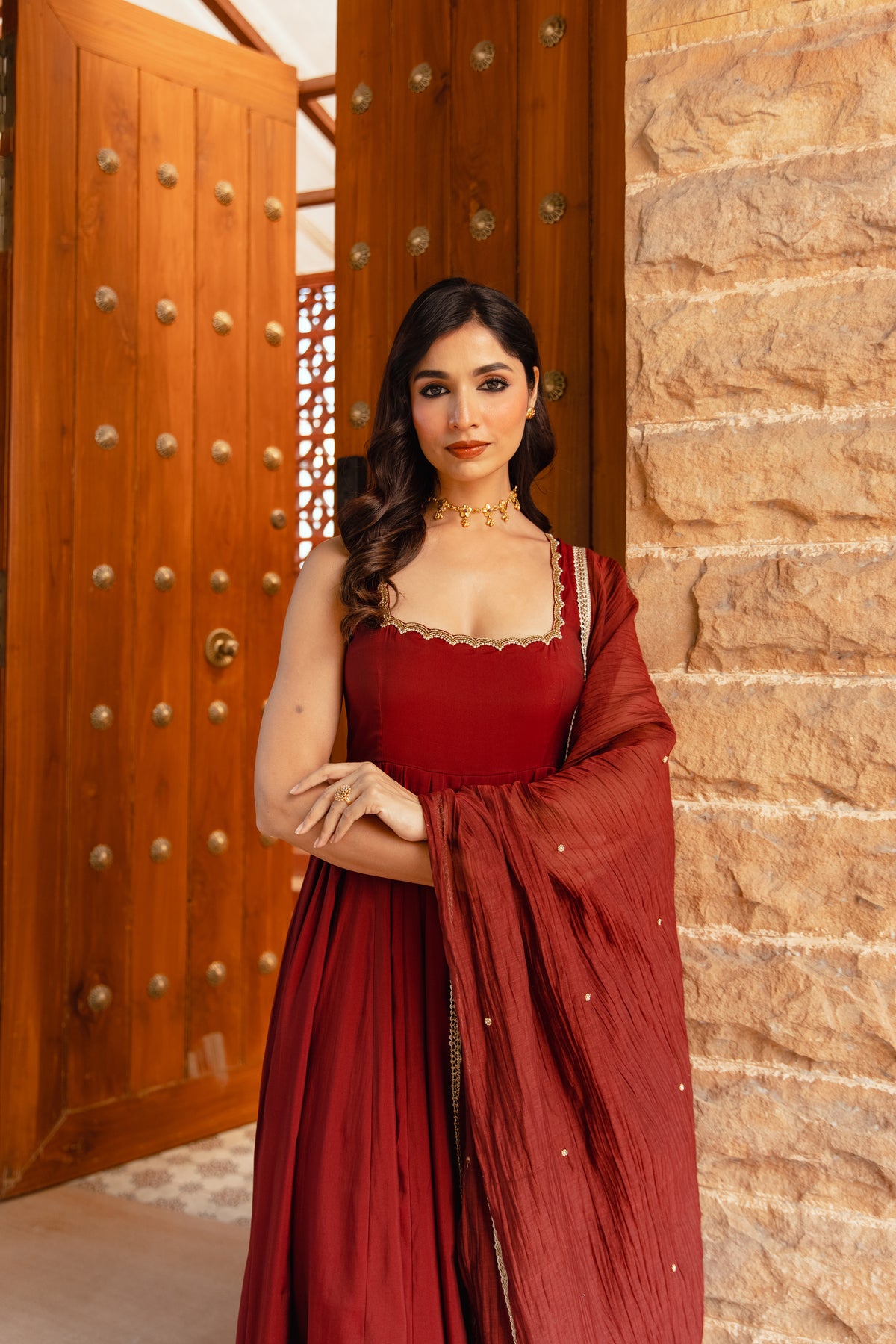Ruby Sleeveless - Red